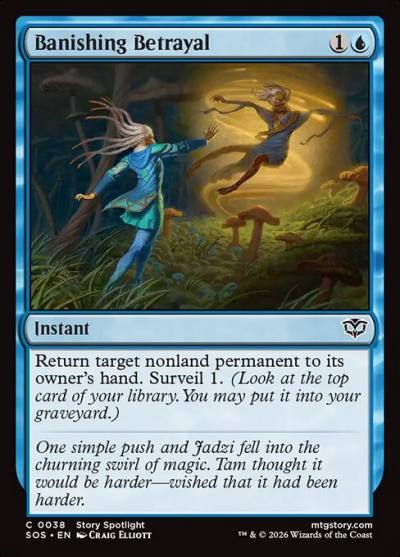 Banishing Betrayal SOS-38 Secrets of Strixhaven Magic card