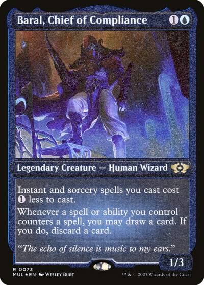 Baral, Chief of Compliance MUL-73 Multiverse Legends Magic card