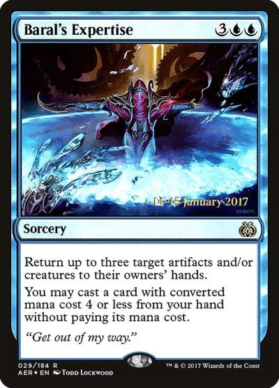 Baral's Expertise PAER-29S Aether Revolt Promos Magic card