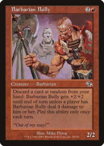 Barbarian Bully JUD-79 Judgment Magic card