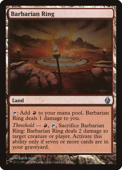 Barbarian Ring PD2-28 Premium Deck Series: Fire and Lightning Magic card