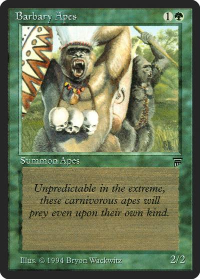 Barbary Apes LEG-176 Legends Magic card