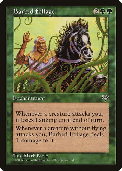 Barbed Foliage MIR-207 Mirage Magic card