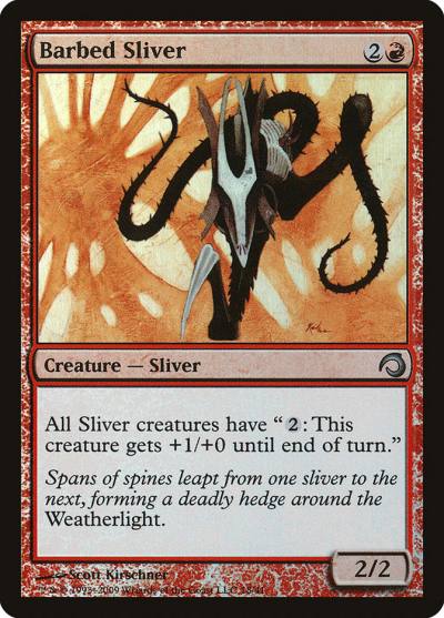 Barbed Sliver H09-18 Premium Deck Series: Slivers Magic card
