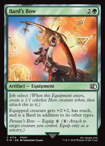 Bard's Bow FIN-174 Final Fantasy Magic card