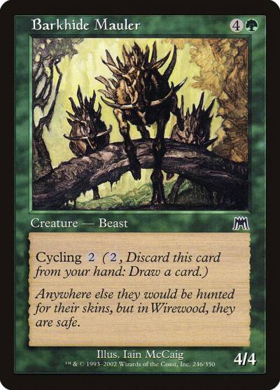 Barkhide Mauler ONS-246 Onslaught Magic card