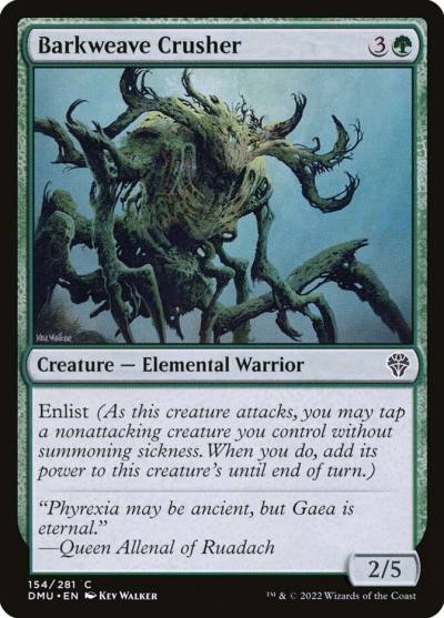 Barkweave Crusher 154 Dominaria United Magic card