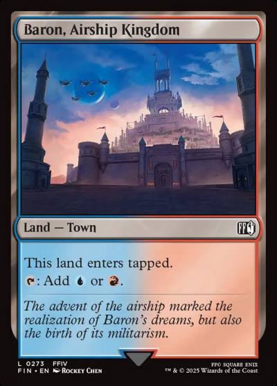 Baron, Airship Kingdom FIN-273 Final Fantasy Magic card