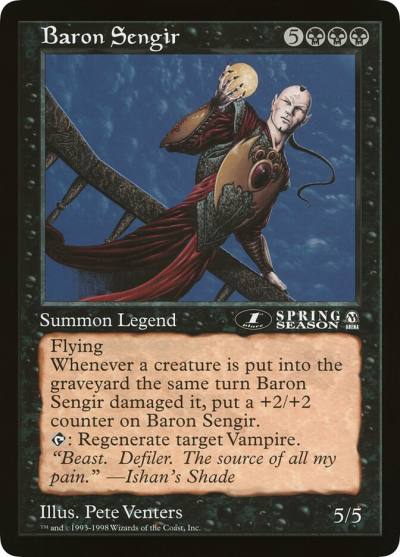 Baron Sengir OLEP-37 Oversized League Prizes Magic card