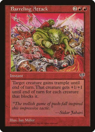 Barreling Attack MIR-157 Mirage Magic card