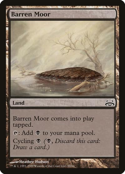 Barren Moor DDC-58 Duel Decks: Divine vs. Demonic Magic card