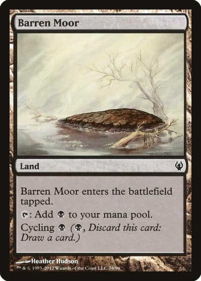 Barren Moor DDJ-78 Duel Decks: Izzet vs. Golgari Magic card