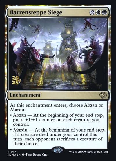 Barrensteppe Siege PTDM-171S Tarkir: Dragonstorm Promos Magic card