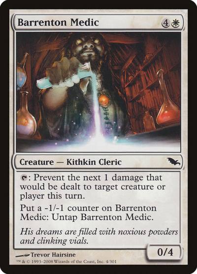 Barrenton Medic SHM-4 Shadowmoor Magic card
