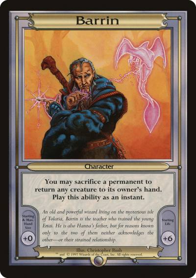 Barrin PVAN-201 Vanguard Series Magic card