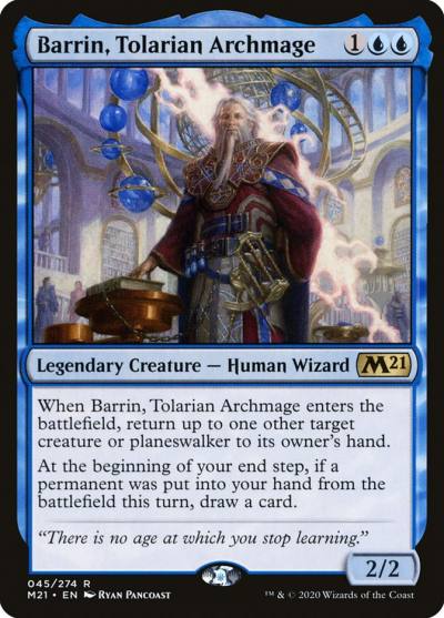 Barrin, Tolarian Archmage PM21-45P Core Set 2021 Promos Magic card