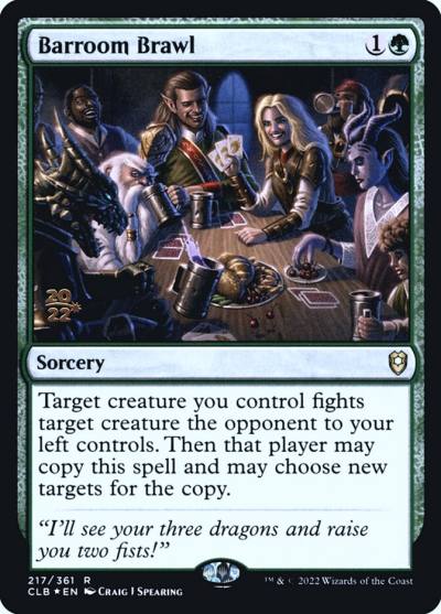 Barroom Brawl PCLB-217S Battle for Baldur's Gate Promos Magic card