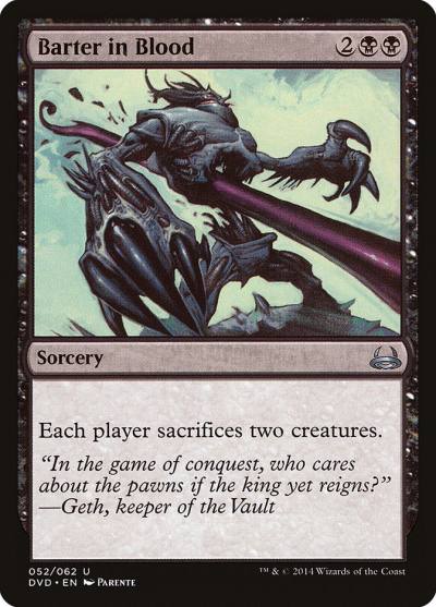 Barter in Blood DVD-52 Duel Decks Anthology: Divine vs. Demonic Magic card