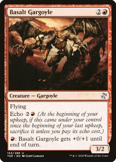 Basalt Gargoyle TSR-153 Time Spiral Remastered Magic card