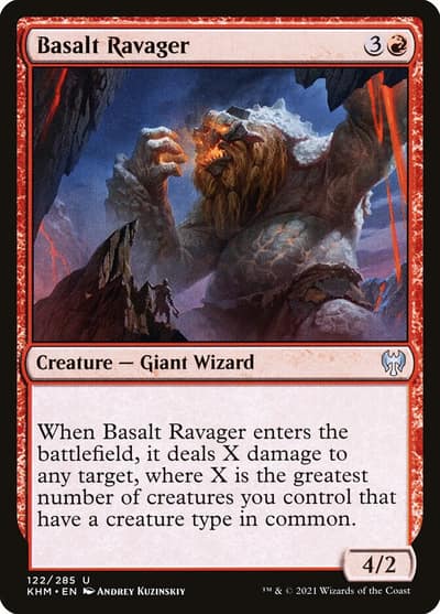 Basalt Ravager 122 Kaldheim Magic card