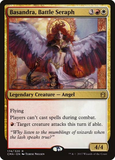 Basandra, Battle Seraph CMA-174 Commander Anthology Magic card
