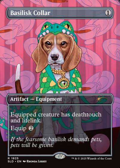 Basilisk Collar SLD-1925 Secret Lair Drop Magic card