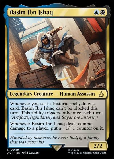 Basim Ibn Ishaq ACR-49 Assassin's Creed Magic card