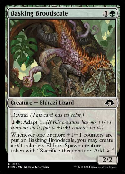 Basking Broodscale MH3-145 Modern Horizons 3 Magic card