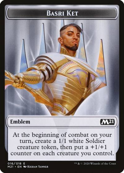 Basri Ket Emblem TM21-16 Core Set 2021 Tokens Magic card