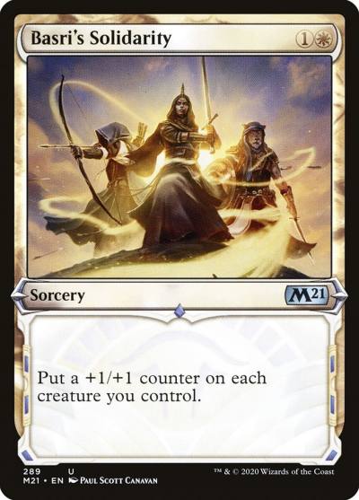 Basri's Solidarity M21-289 Core Set 2021 Magic card