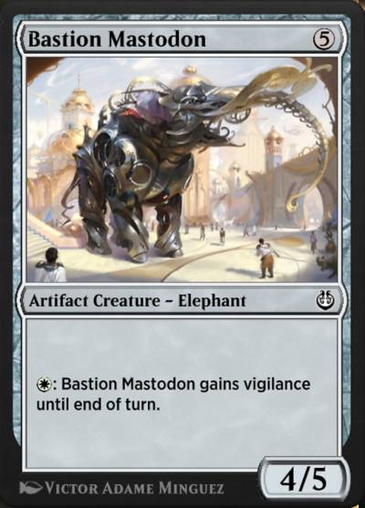Bastion Mastodon KLR-223 Kaladesh Remastered Magic card