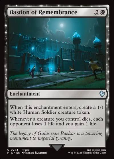 Bastion of Remembrance FIC-274 Final Fantasy Commander Magic card