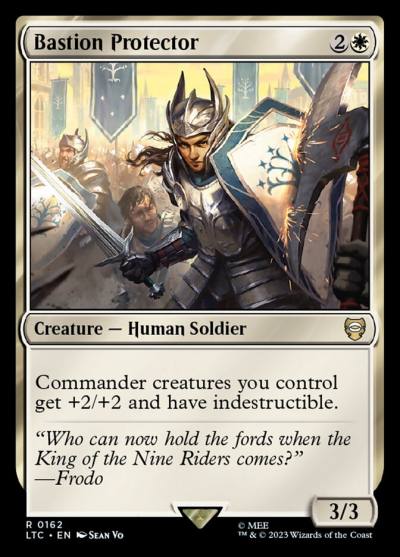 Bastion Protector LTC-162 Tales of Middle-earth Commander Magic card