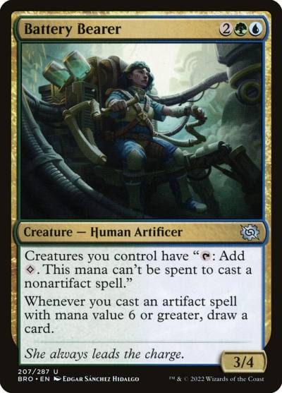 Battery Bearer BRO-207 The Brothers' War Magic card