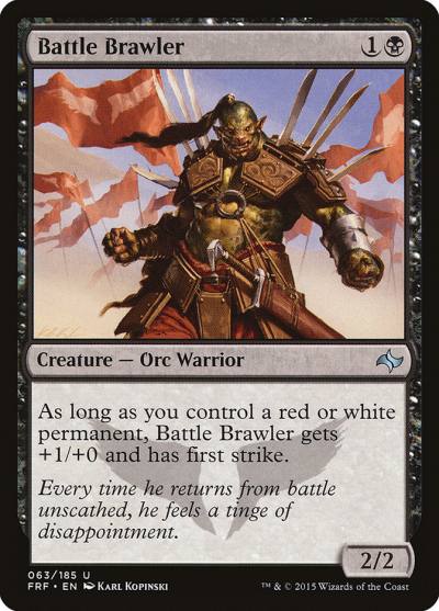 Battle Brawler 63 Fate Reforged Magic card