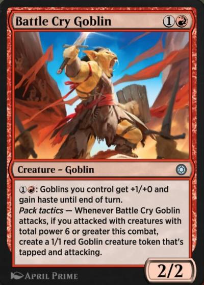 Battle Cry Goblin HBG-175 Alchemy Horizons: Baldur's Gate Magic card