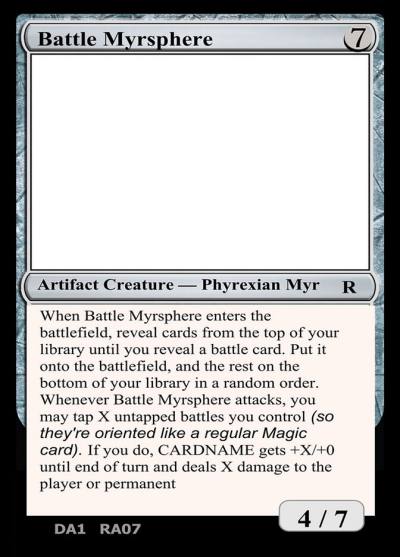 Battle Myrsphere RA07a Unknown Event Magic card