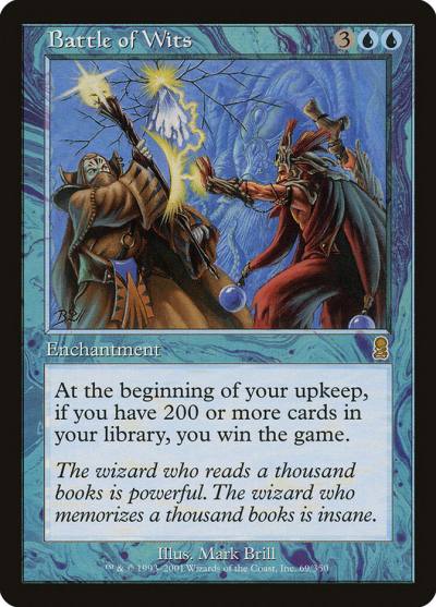 Battle of Wits ODY-69 Odyssey Magic card