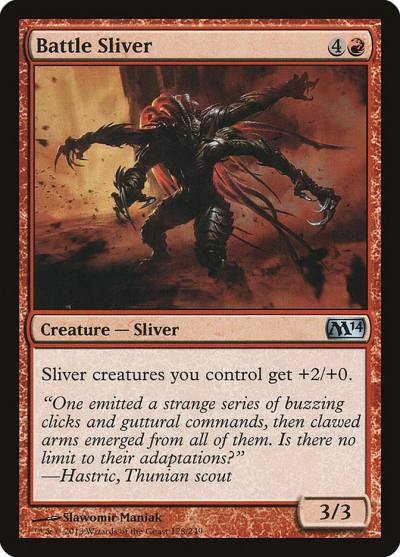 Battle Sliver M14-128 Magic 2014 Magic card