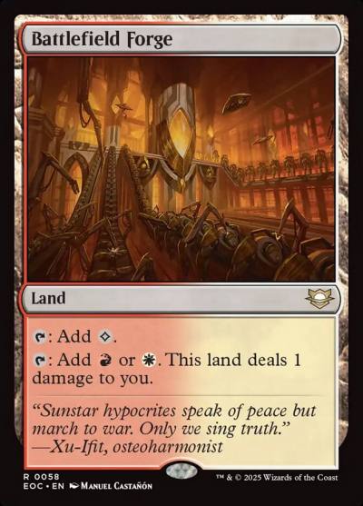 Battlefield Forge EOC-58 Edge of Eternities Commander Magic card