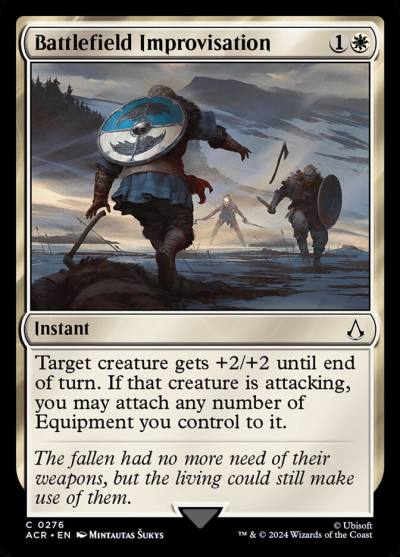 Battlefield Improvisation ACR-276 Assassin's Creed Magic card