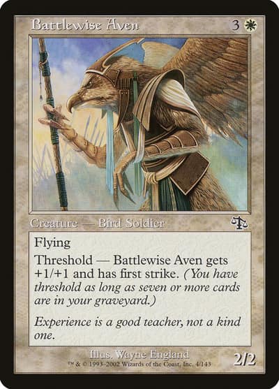 Battlewise Aven 4 Judgment Magic card