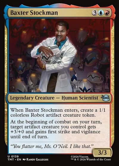 Baxter Stockman 139 Teenage Mutant Ninja Turtles Magic card