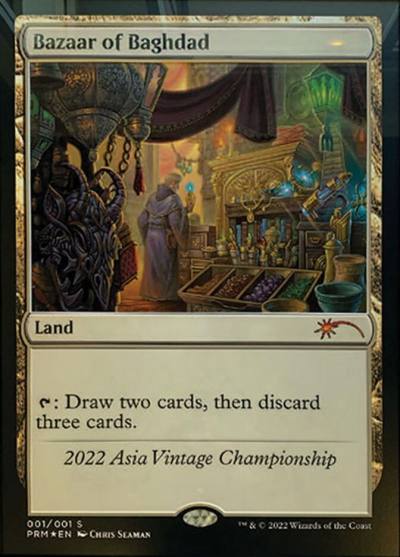 Bazaar of Baghdad OVNT-2022A Vintage Championship Magic card