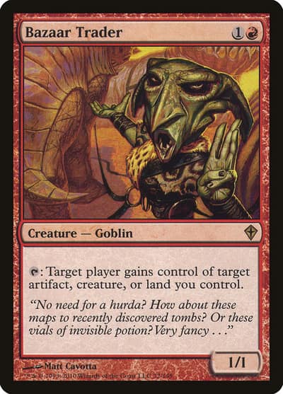 Bazaar Trader 72 Worldwake Magic card