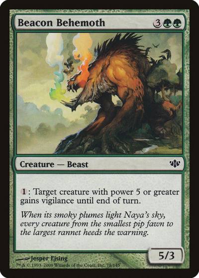 Beacon Behemoth 78 Conflux Magic card