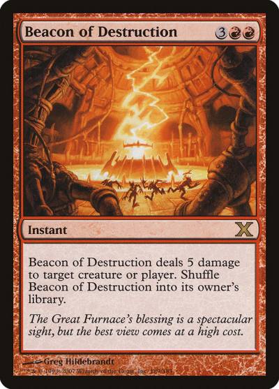 Beacon of Destruction 10E-189 Tenth Edition Magic card