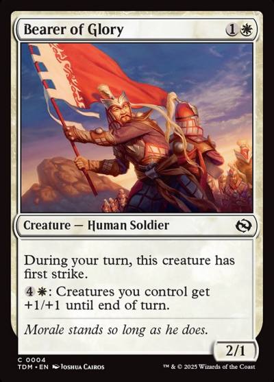 Bearer of Glory TDM-4 Tarkir: Dragonstorm Magic card