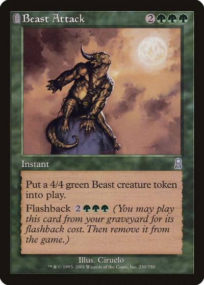 Beast Attack ODY-230 Odyssey Magic card