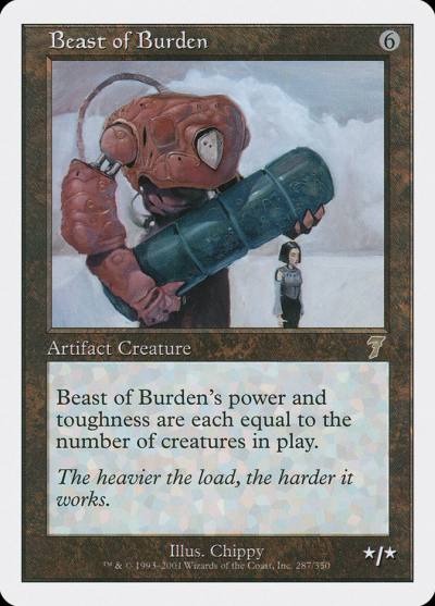 Beast of Burden 7ED-287 Seventh Edition Magic card